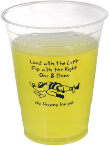 Promotional Stadium Cups: 16oz Soft Sided Clear Cups